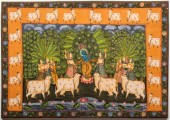 PICHHWAI HINDU PAINTING ON CLO