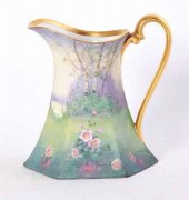 Pickard scenic vellum pitcher