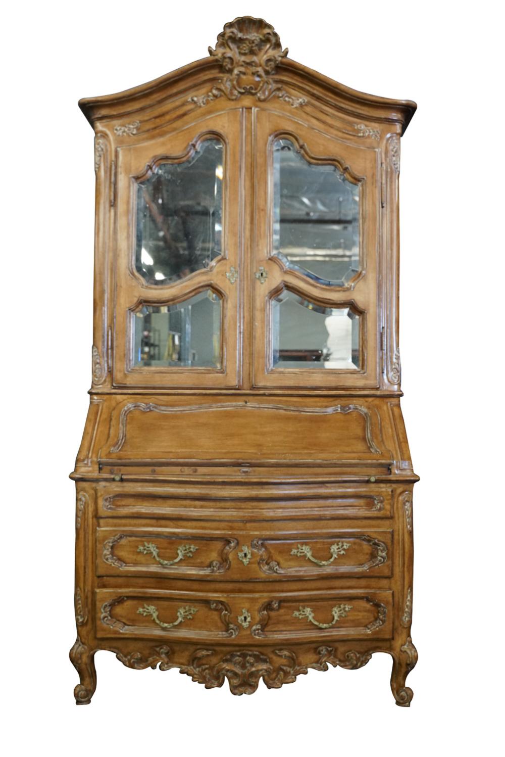 PICKLED PROVINCIAL STYLE SECRETAIRE