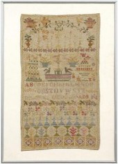 Pictorial alphabet sampler, si