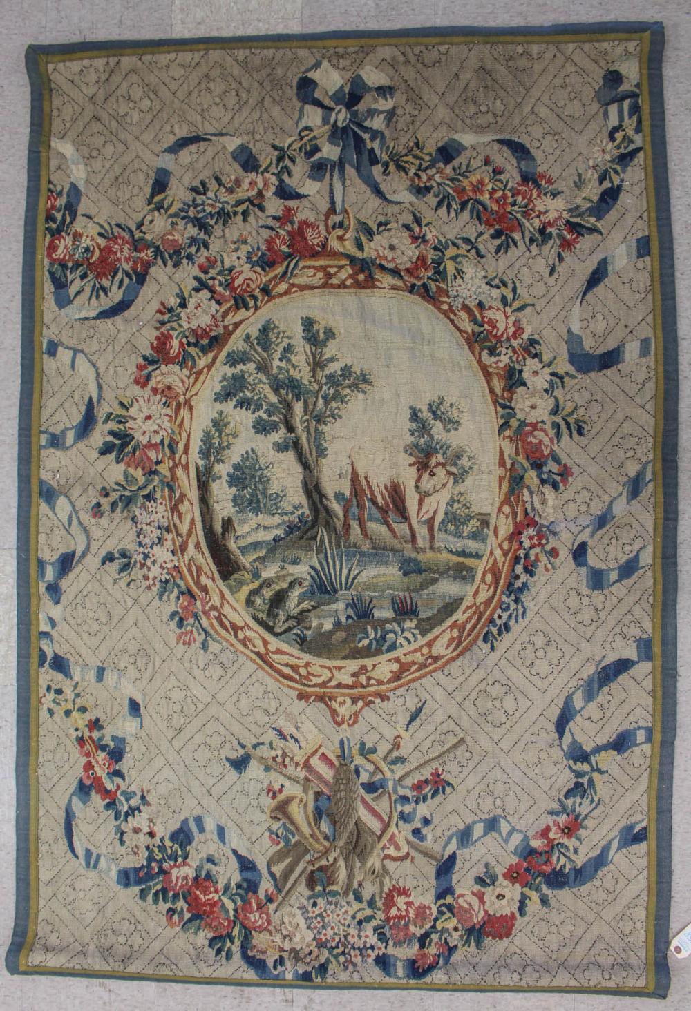 PICTORIAL AUBUSSON WALL