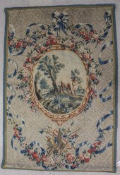 PICTORIAL AUBUSSON WALL TAPEST