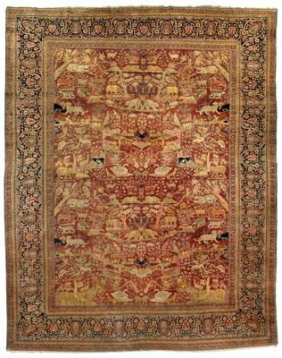 Pictorial Motasham Kashan carpet,