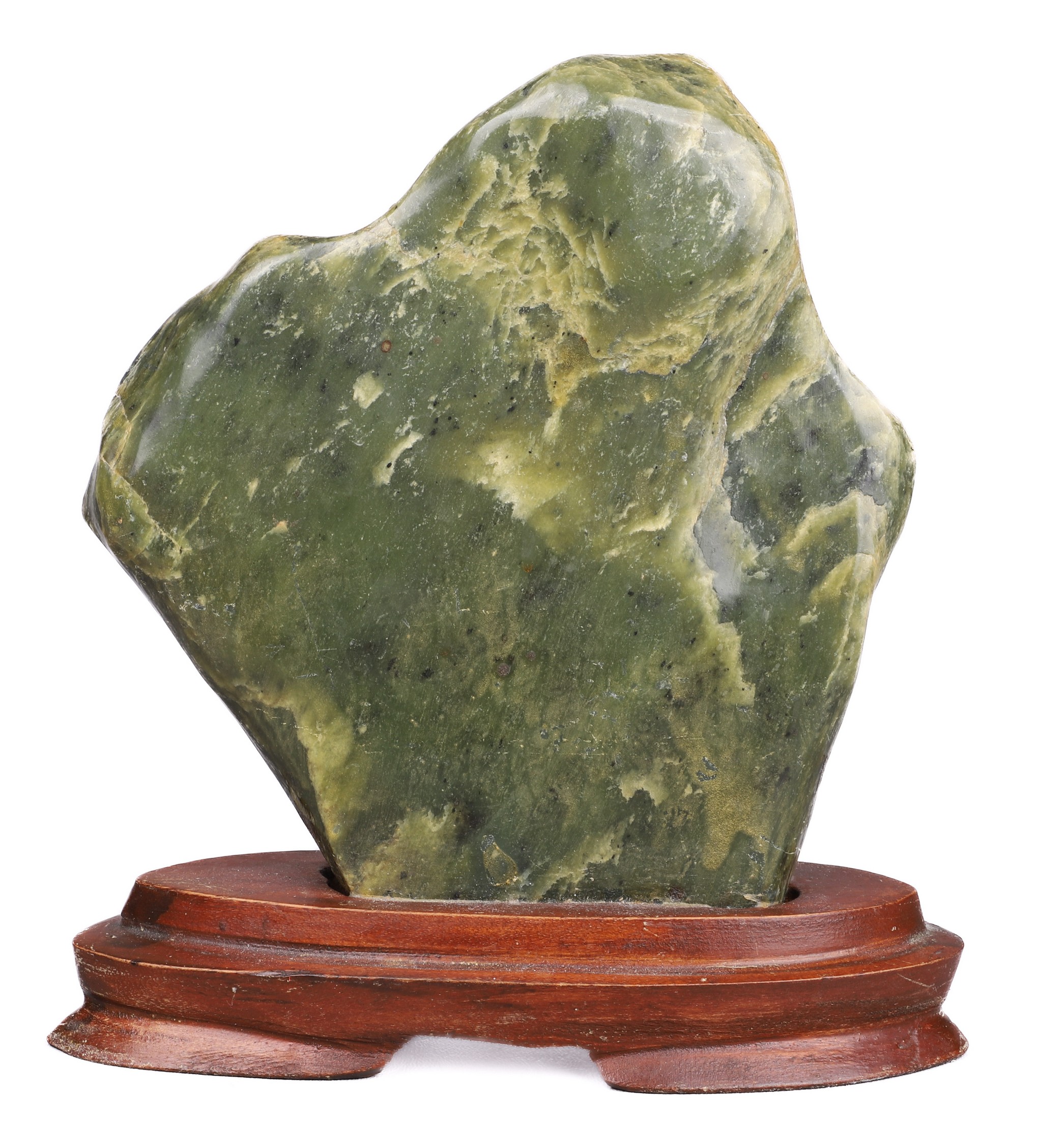 Piece of green stone, possibly