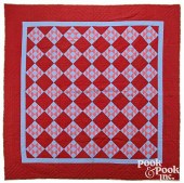 PIECED BOW TIE VARIANT QUILT,