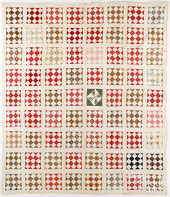 PIECED FRIENDSHIP QUILT, MID 1