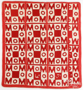 PIECED MOM QUILT, EARLY 20TH C