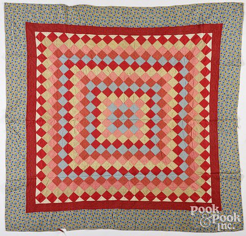 PIECED QUILTPieced quilt.