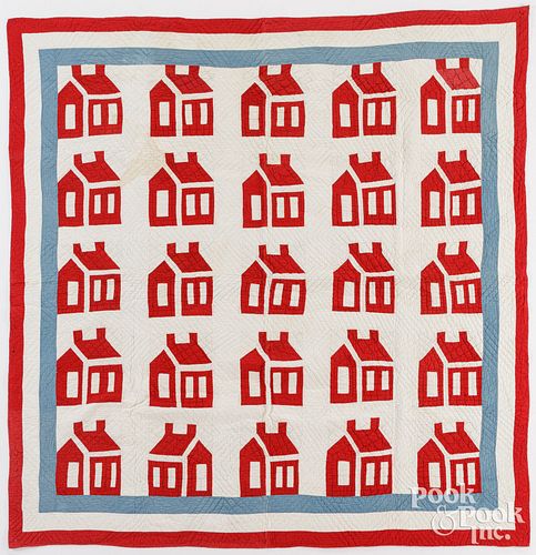 PIECED SCHOOLHOUSE PATCHWORK