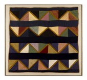 Pieced wool Amish quilt    ber