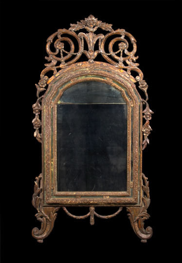 Piedmontese Giltwood Looking Glass,
