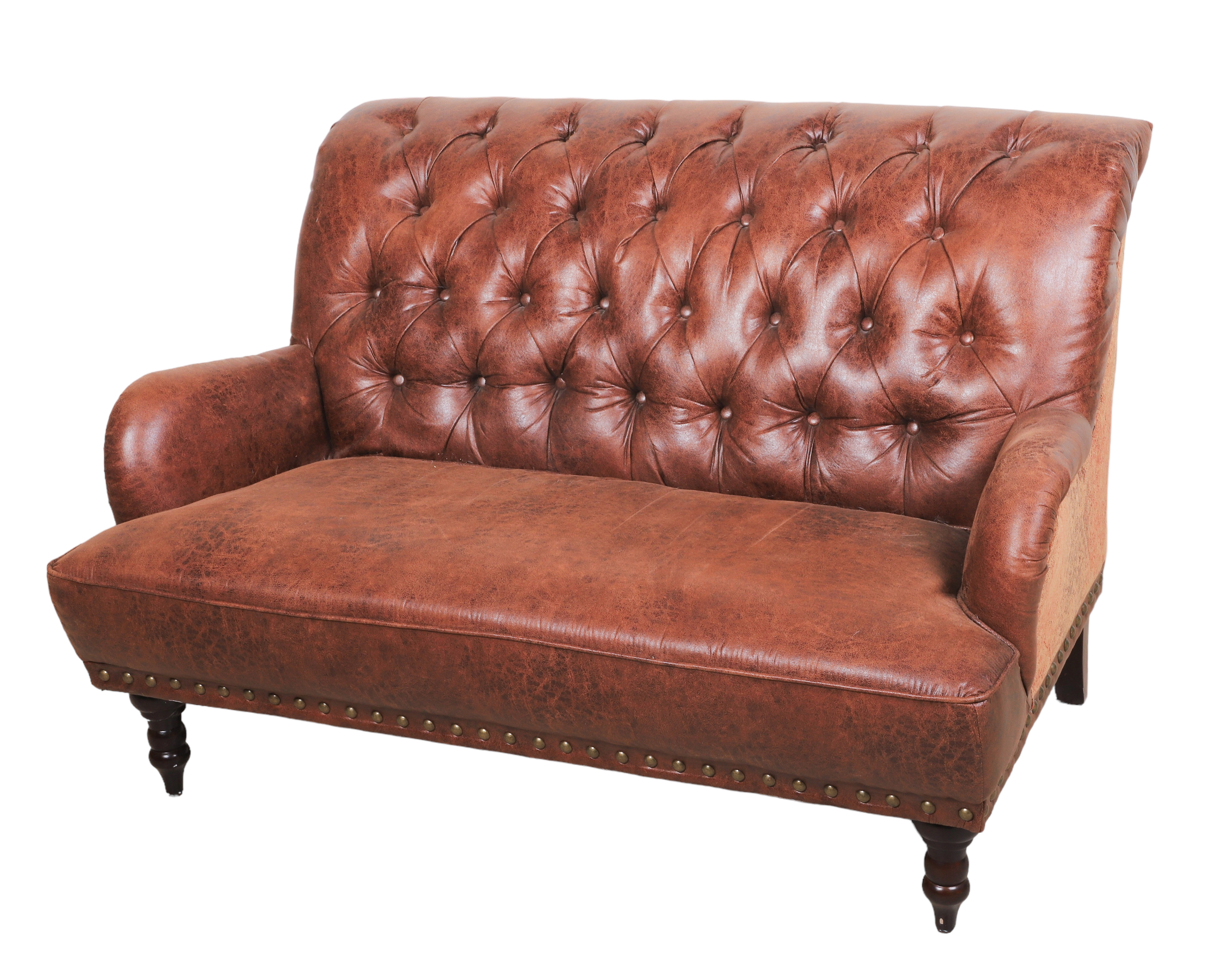 Pier 1 tufted leather tufted