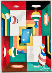 PIER BRECCIA OIL PAINTING<br>P