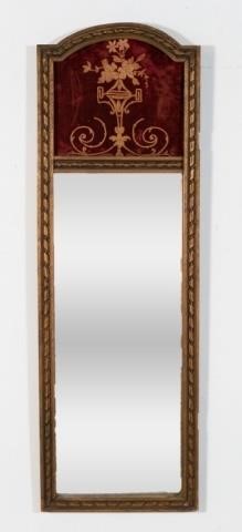 PIER MIRROR WITH VELVET EMBROIDERED