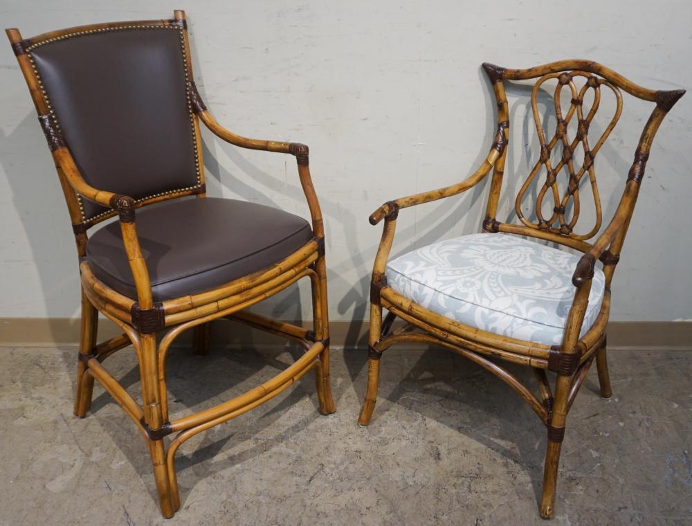PIERCE MARTIN RATTAN AND LEATHER