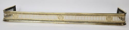 PIERCED BRASS AND ENGRAVED