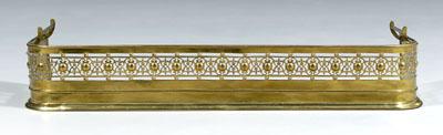 Pierced brass fender with tool