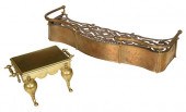 PIERCED BRASS FIRE FENDER, BRA