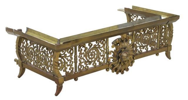 PIERCED FIREPLACE FENDER WITH