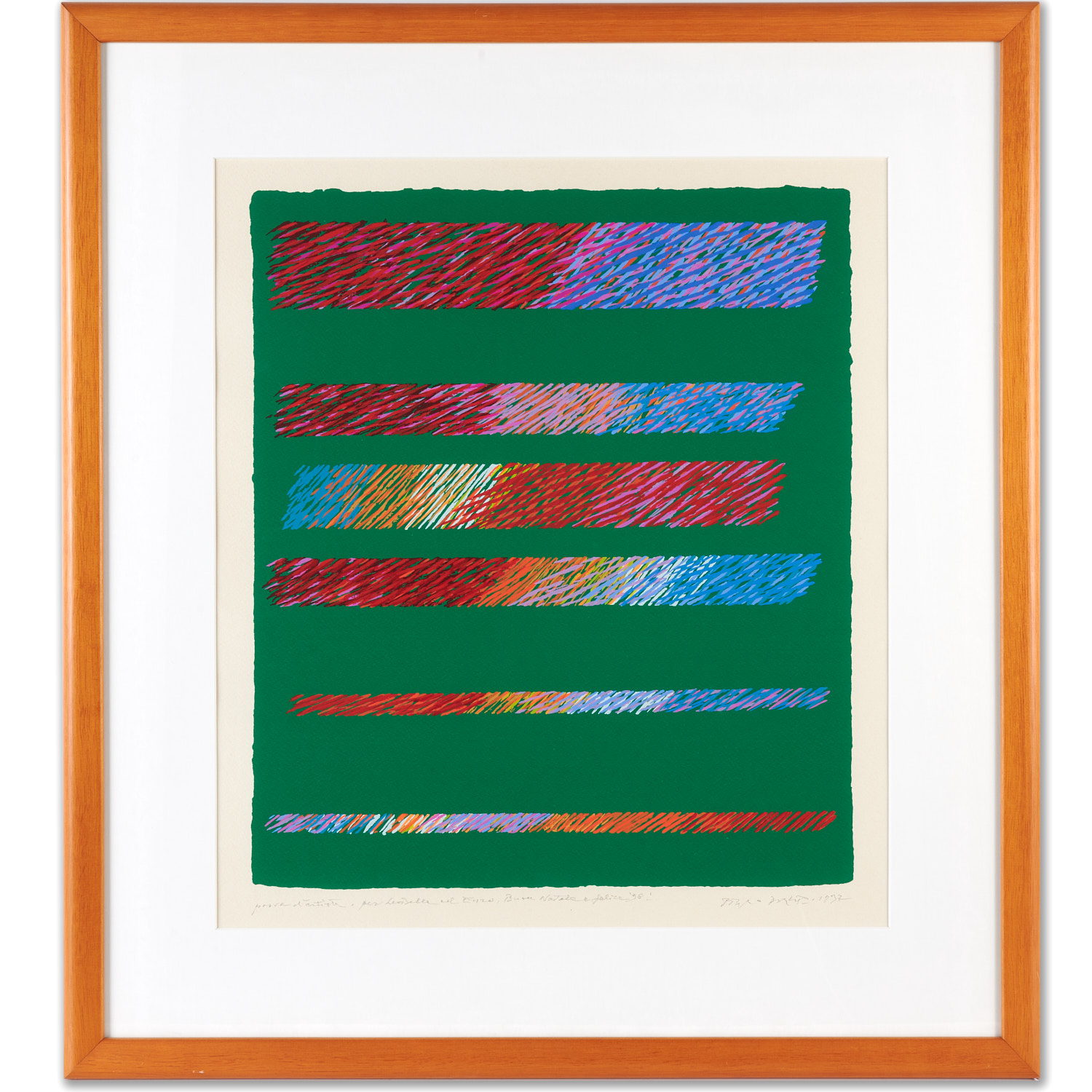 PIERO DORAZIO, COLOR LITHOGRAPH,
