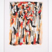 PIERO DORAZIO, COLOR SERIGRAPH