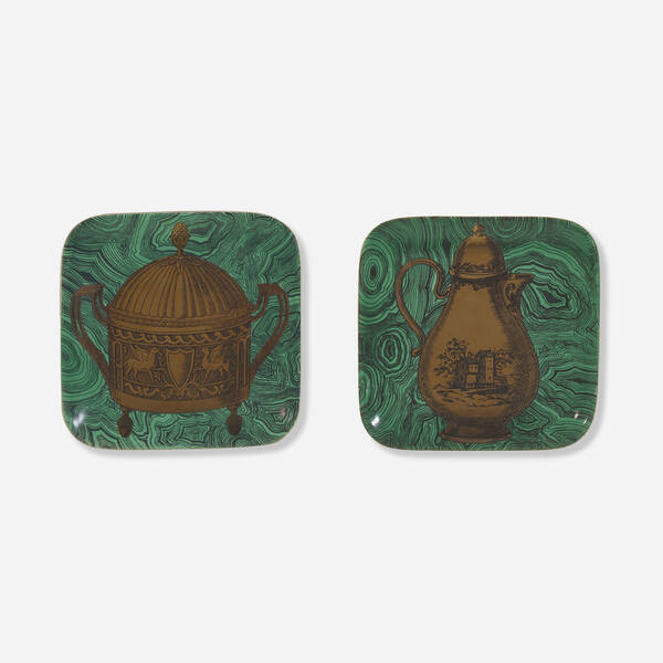 Piero Fornasetti. Stoviglie plates,