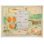 PIERRE ALECHINSKY. "PLACARD PO