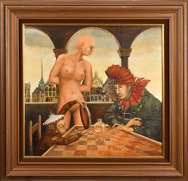 Pierre Alloueteau oil on