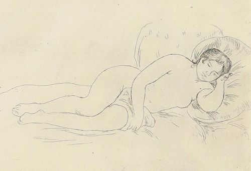 PIERRE-AUGUSTE RENOIR ETCHING
