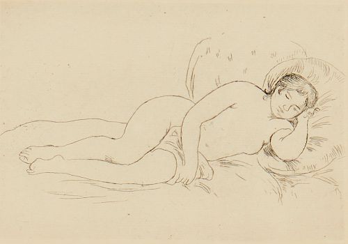 PIERRE-AUGUSTE RENOIR, ETCHING,