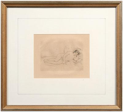 Pierre-Auguste Renoir etching