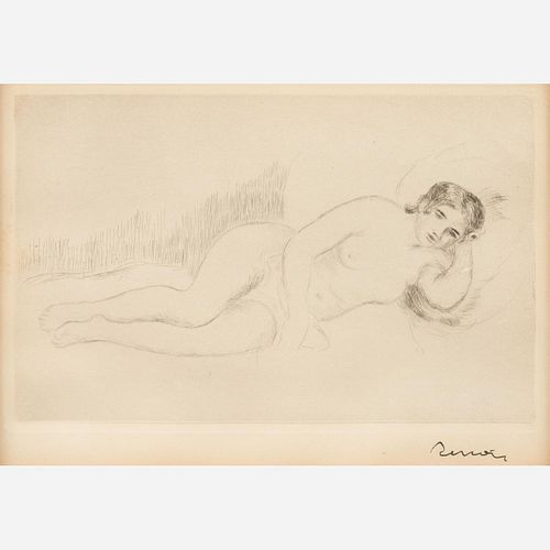 PIERRE AUGUSTE RENOIR "FEMME NUE