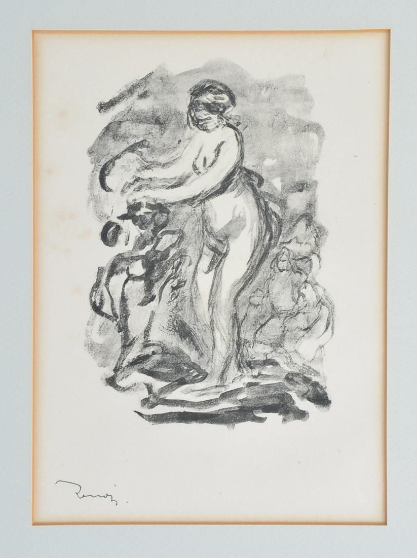 PIERRE-AUGUSTE RENOIR, WOMAN BY THE