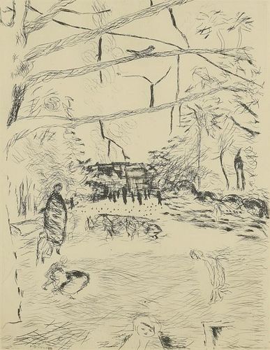 PIERRE BONNARD ETCHING, THE JOY