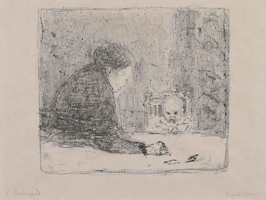 PIERRE BONNARD LITHOGRAPH MOTHER