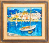 PIERRE BORDENAVE SEASCAPE OIL
