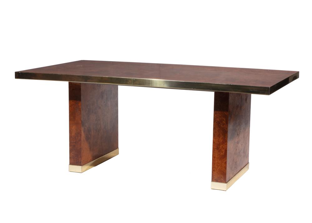 PIERRE CARDIN BRASS-MOUNTED WOOD