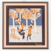 PIERRE CARDIN FRAMED SCARF Fra