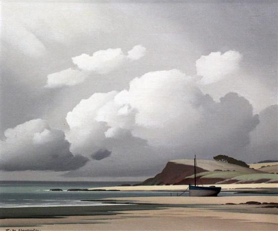 Pierre de Clausades (1910-1976) oil