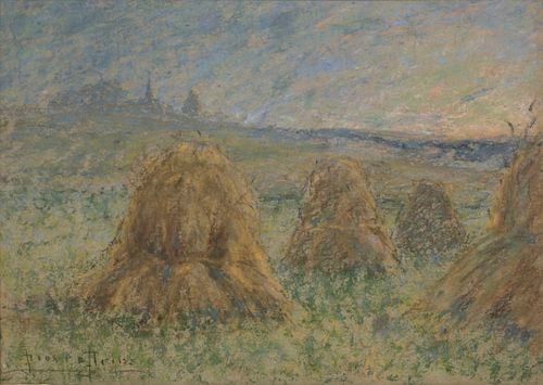 PIERRE ERNEST PRINS, PASTEL,