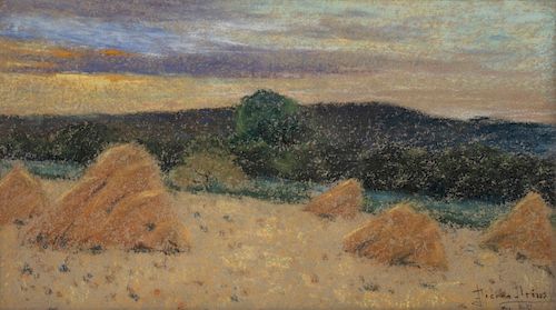 PIERRE ERNEST PRINS, PASTEL,