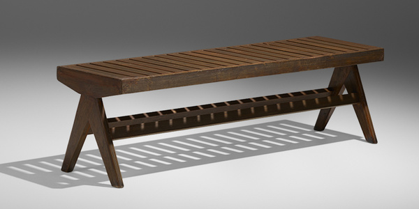 Pierre Jeanneret. Bench from the