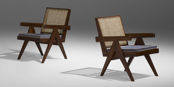Pierre Jeanneret. Easy armchairs