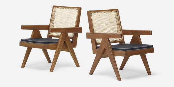 Pierre Jeanneret. Easy armchairs
