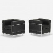 Pierre Jeanneret. LC2 chairs,