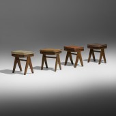 Pierre Jeanneret. Low stools f