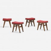 Pierre Jeanneret. Low stools f