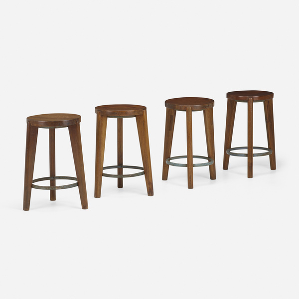 Pierre Jeanneret. Stools from