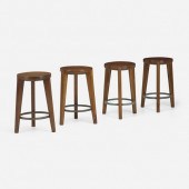 Pierre Jeanneret. Stools from