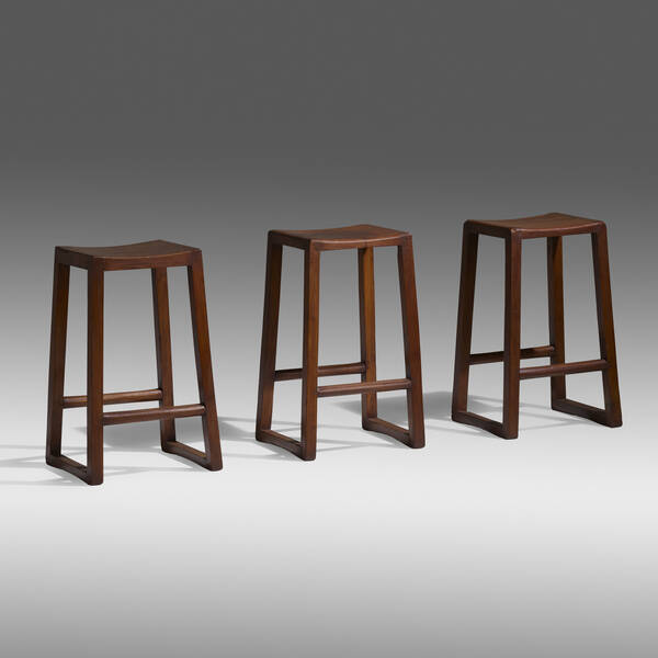 Pierre Jeanneret. Stools from
